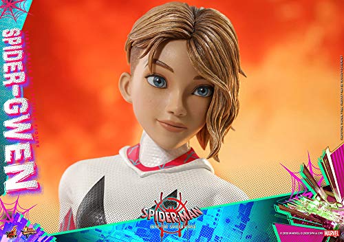 Hot Toys 1:6 Spider-Gwen - Spider-Man: Into the Spider-Verse Animated Movie, Multi-coloured