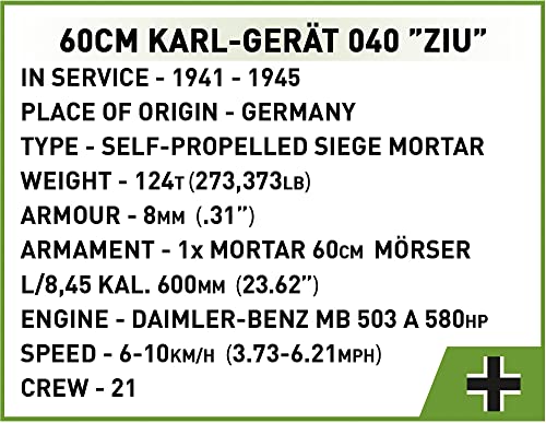 COBI 60 CM Karl-Gerät 040 "ZIU