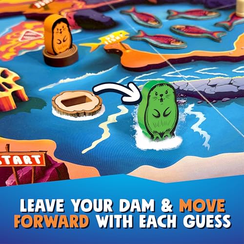 13 Beavers: Fun Family Board Game for Ages 7+ 2-6 Players | Best New Board Games for Kids, Teens and Adults