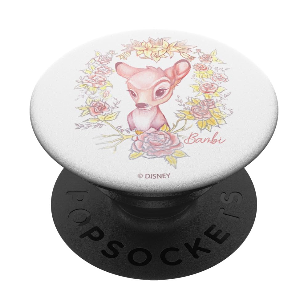 Disney Bambi Floral Sketch PopSockets Swappable PopGrip