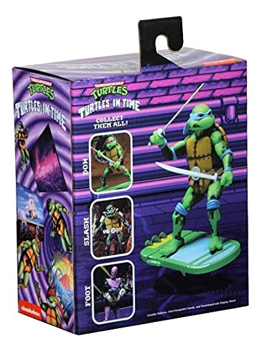 NECA Teenage Mutant Ninja Turtles in Time Series 1 Leonardo 7" Action Figure