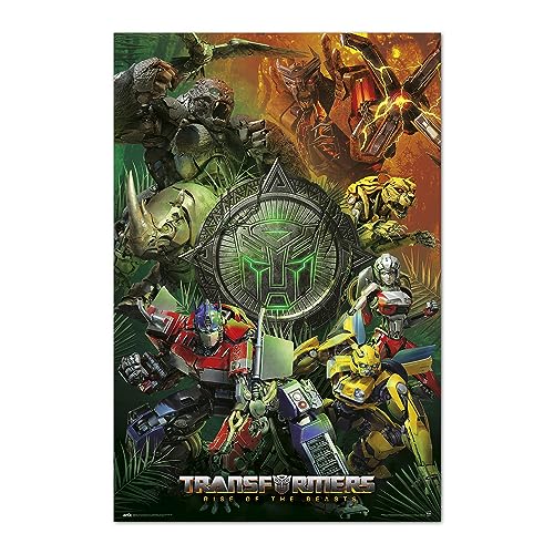 Grupo Erik Transformers - Rise Of The Beasts Poster - 36 x 24 inches / 91.5 x 61 cm - Shipped Rolled Up - Cool Posters - Art Poster - Posters & Prints - Wall Posters