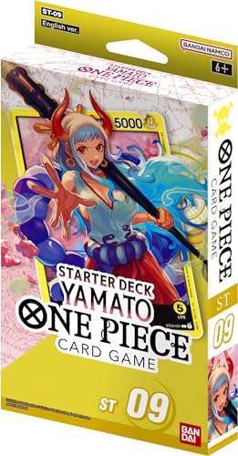 BANDAI,One Piece: Starter Deck - Yamato [ST-09],Trading Card Game,Ages 6+,2 Players,20-30 Minutes Playing Time BCL2687838