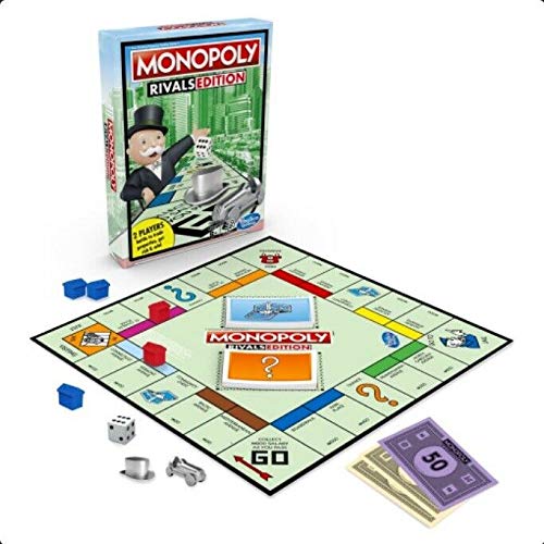 Monopoly Rivals Edition 2 Player Game Hasbro Gaming New Factory Sealed