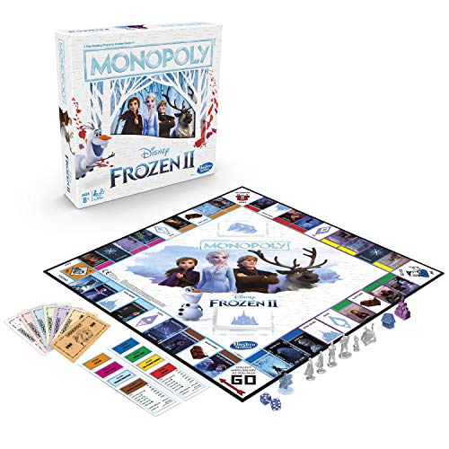 Monopoly Game: Disney Frozen 2 Edition Board Game for Ages 8 and up