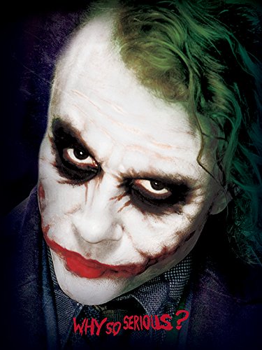 DC Comics The Dark Knight 60 X 80 cm "Joker Face" Canvas Print