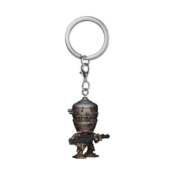 Funko Pop! Keychain: Star Wars: the Mandalorian - Coconut - IG-11 Novelty Keyring - Collectable Mini Figure - Stocking Filler - Gift Idea - Official Merchandise - TV Fans - Backpack Decor