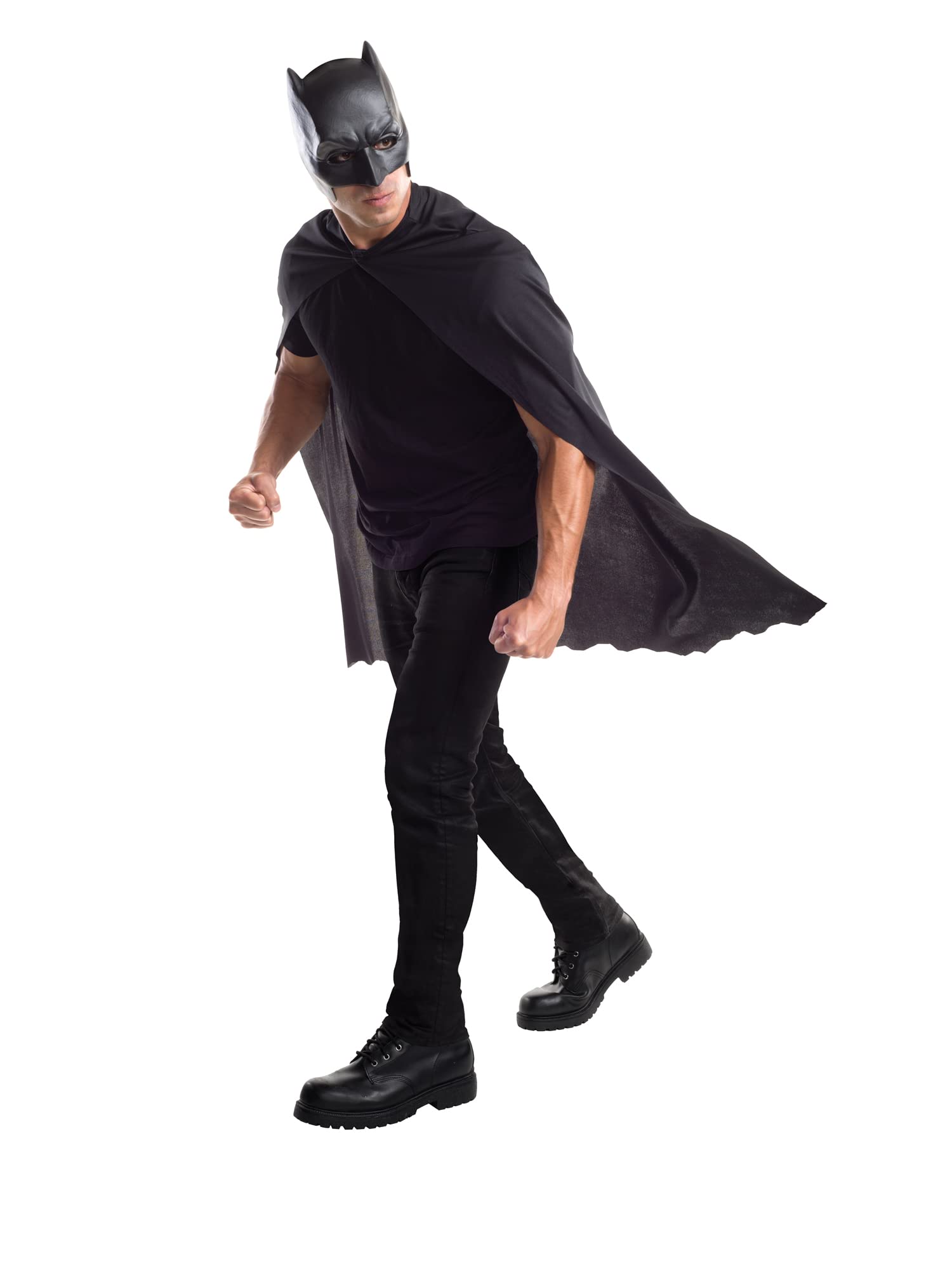 Rubie's Official Dawn Of Justice Batman Cape and Mask, One Size, Black