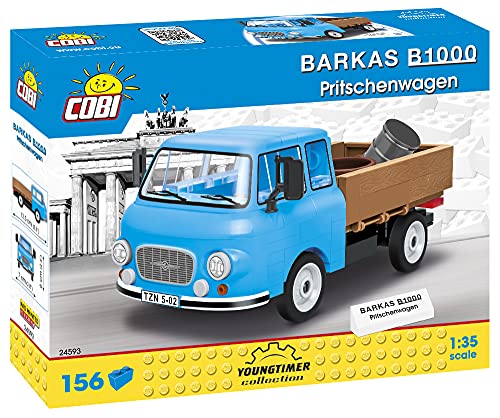 COBI Barkas B1000 Pritschenwagen, Blue