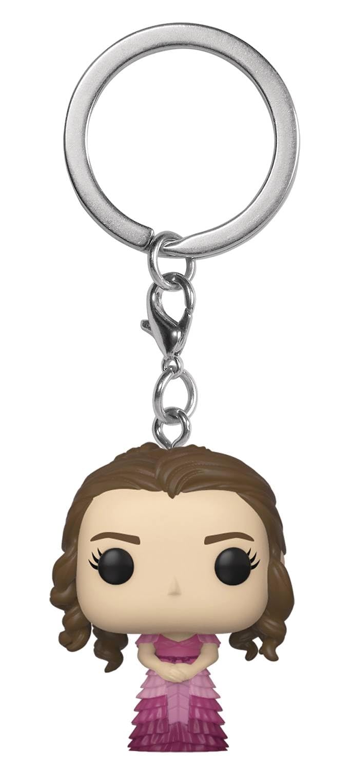 Funko Pop! Keychain: HP - Hermione Granger - (Yule) - Harry Potter Novelty Keyring - Collectable Mini Figure - Stocking Filler - Gift Idea - Official Merchandise - Movies Fans - Backpack Decor