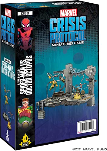 Atomic Mass Games | Rivals Panels: Spider-Man vs Doctor Octopus: Marvel Crisis Protocol | Miniatures Game | Ages 14+ | 2+ Players | 45+ Minutes Playing Time