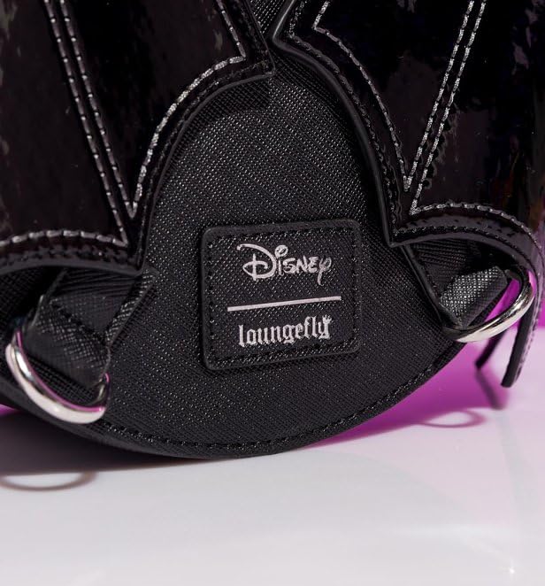 Loungefly Disney Minnie Bat Convertible Mini Backpack Black/charcoal