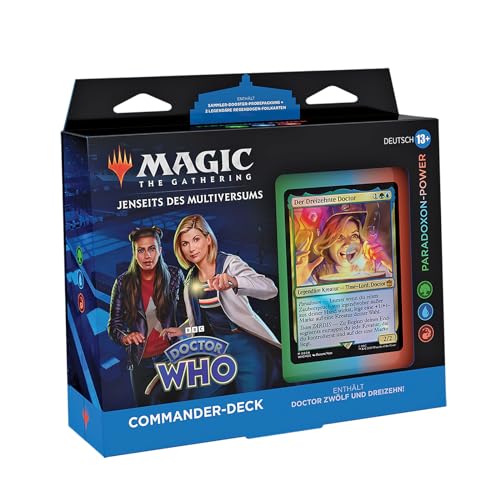 Magic The Gathering D23681000 Doctor Who Commander Deck 4 (Deutsche Version) das zusammentreffen, multicoloured