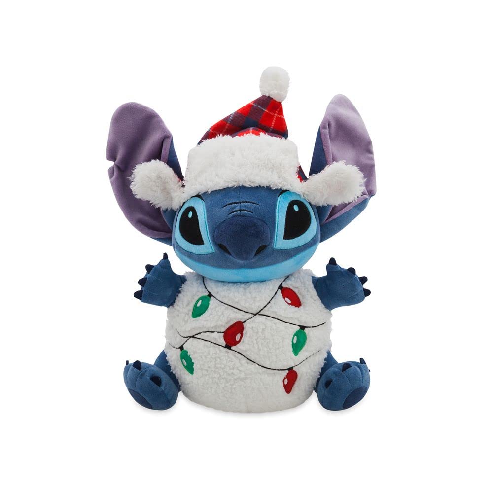 Disney Stitch Light-Up Holiday Plush – 12 Inches