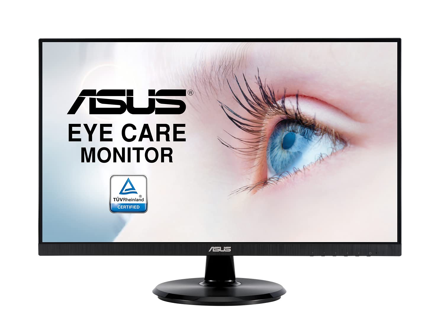 ASUS VA24DQ 24" (23.8") Monitor, FHD (1920x1080), IPS, 75Hz, Frameless, DP, HDMI, D-Sub, Flicker free, Low Blue Light, TUV certified, Black