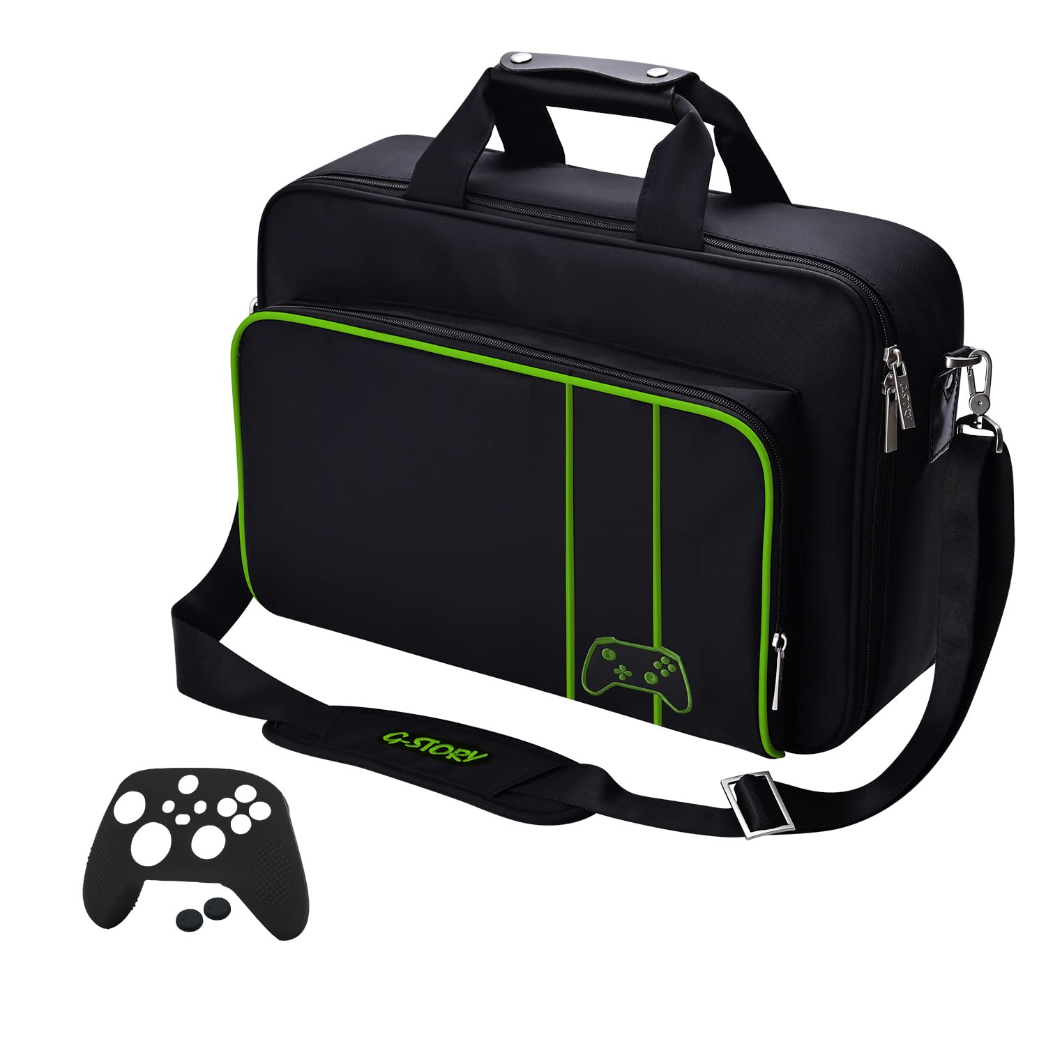 G-STORY Carrying Case 15.6” Xbox Series S Monitor, Travel Bag for 15.6” Xbox Series S Screen with Xbox Controller Skin*1