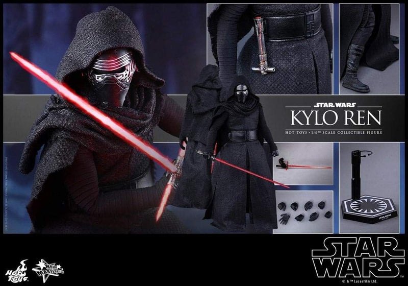 Hot Toys 1:6 Scale Star Wars The Force Awakens Kylo Ren Figure