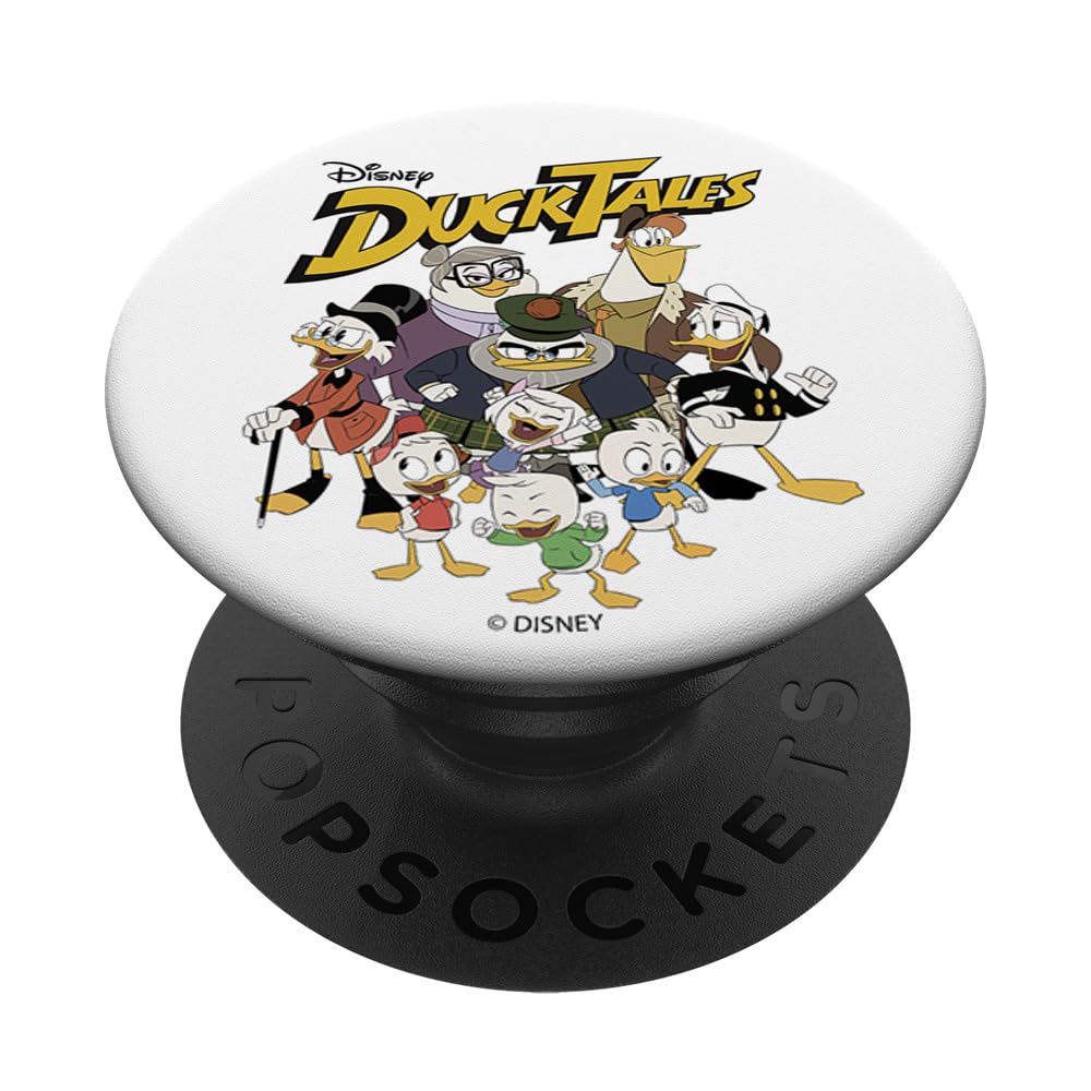 Disney DuckTales Group Shot Logo PopSockets Swappable PopGrip