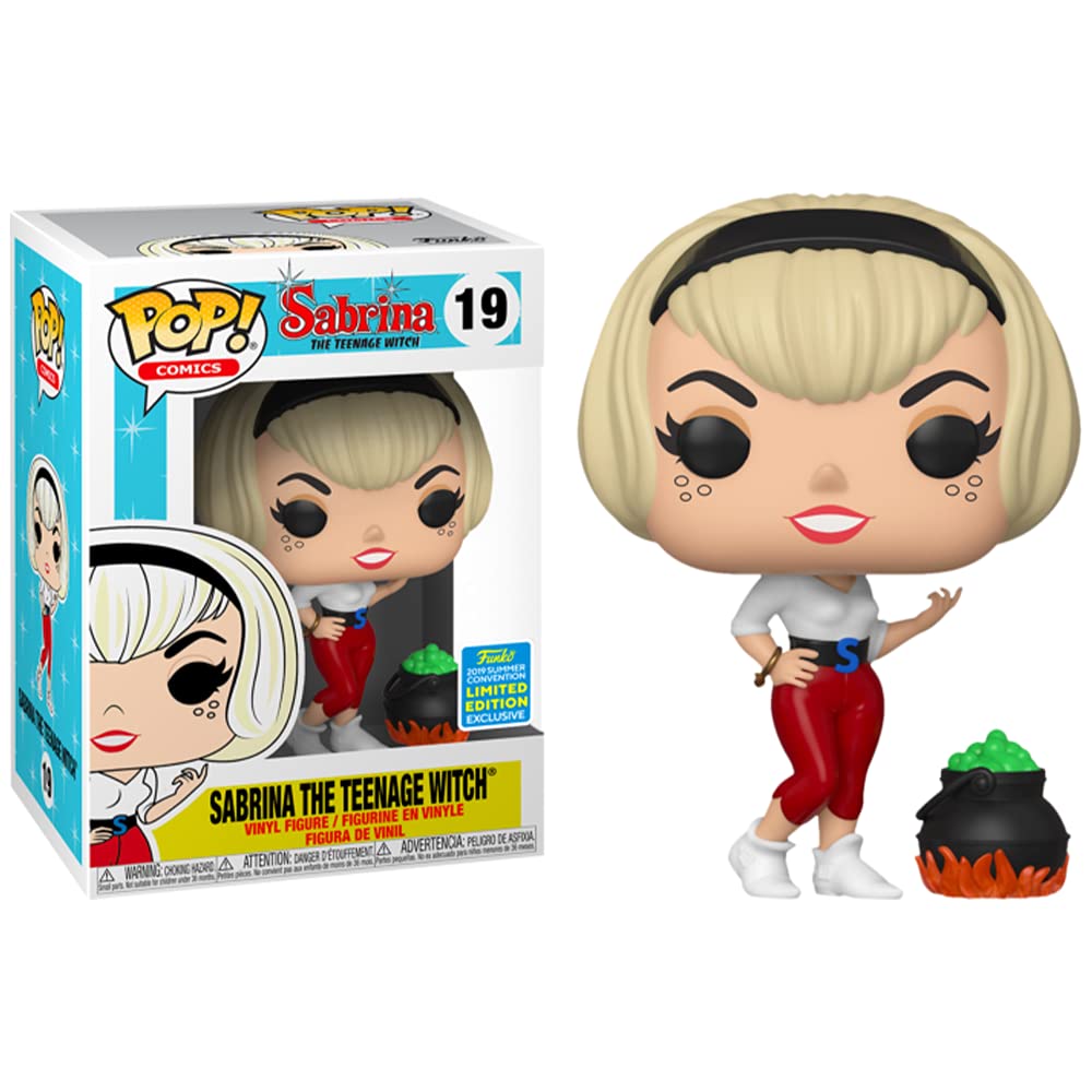 Funko! Sabrina the Teenage Witch POP! Comics Sabrina with Cauldron Vinyl Figure Summer Convention Exclusive