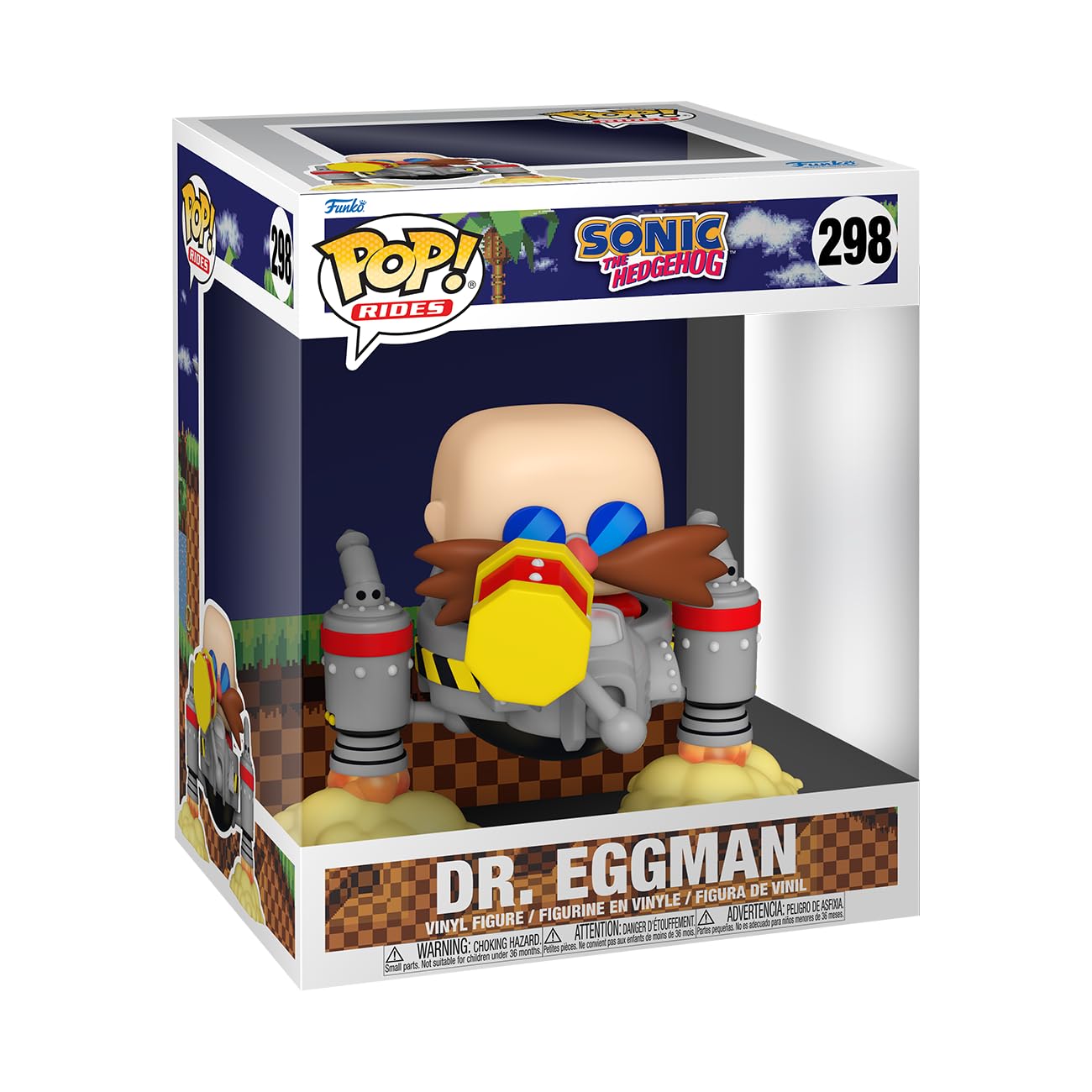 Funko Pop! Rides: Sonic - Dr. Eggman - Sonic the Hedgehog - Collectable Vinyl Figure - Gift Idea - Official Merchandise - Toys for Kids & Adults - Games Fans - Model Figure for Collectors and Display