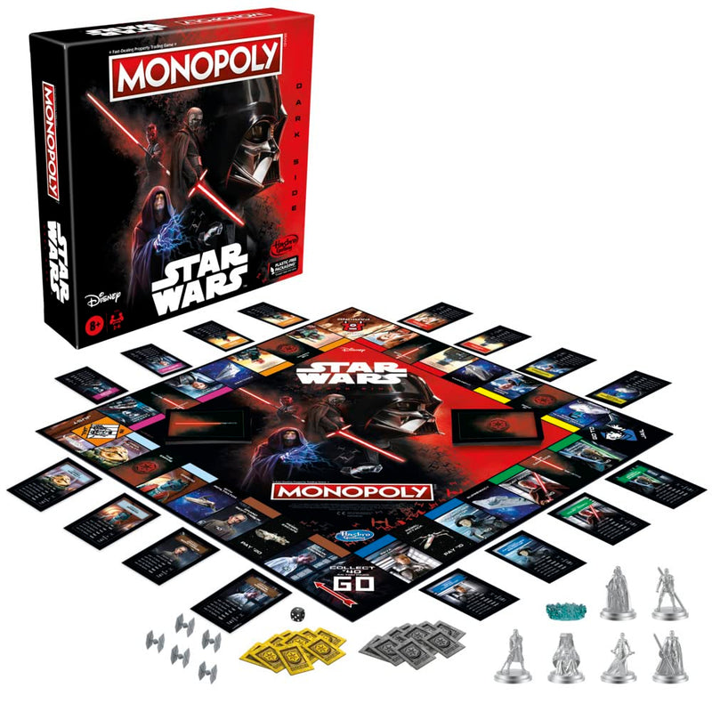 Monopoly: Disney Star Wars Dark Side Edition Board Game for Families, Games for Children, Star Wars Gift