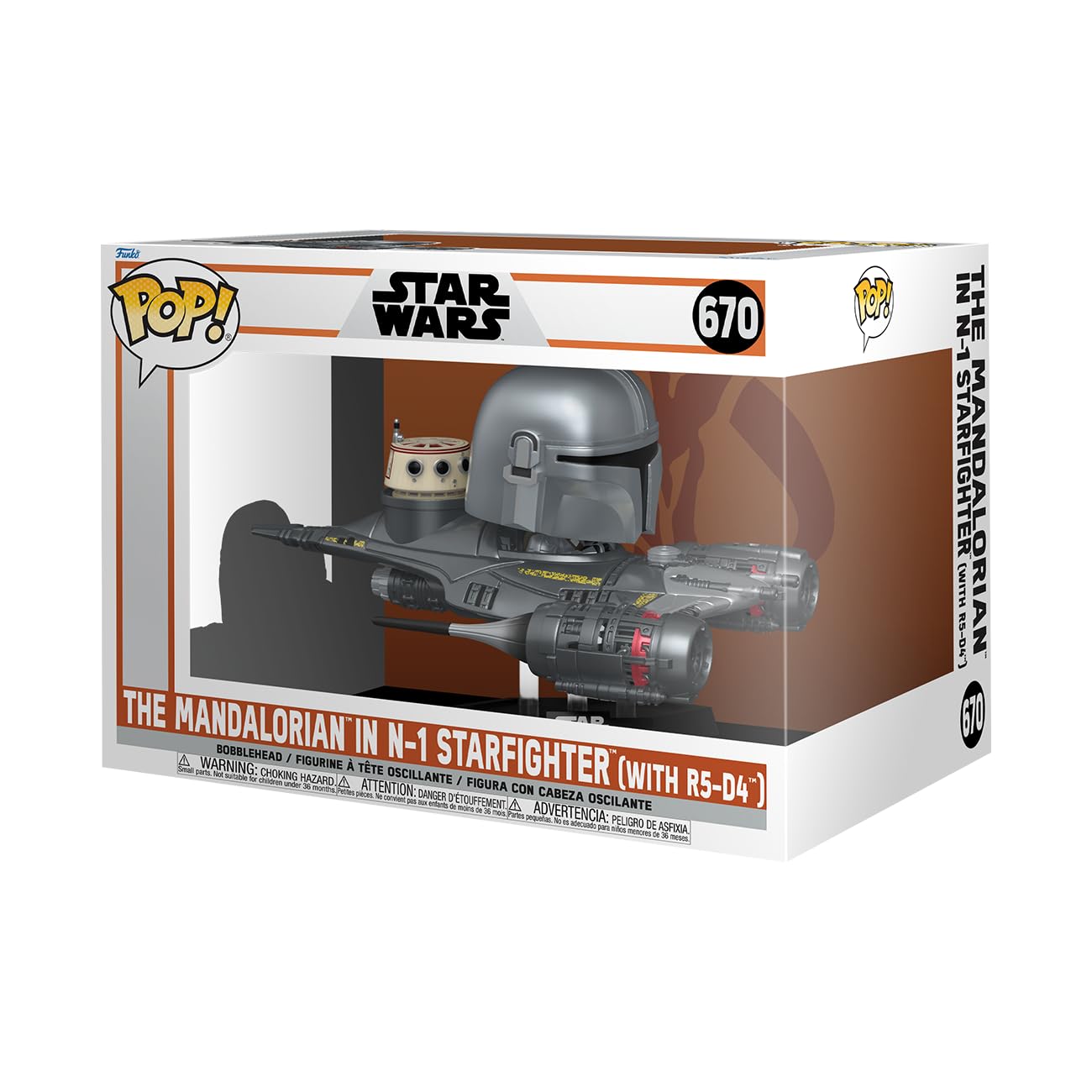 Funko POP! Rides: Star Wars: the Mandalorian S9 - Mandalorian In N1 Starfighter - Collectable Vinyl Figure - Gift Idea - Official Merchandise - Toys for Kids & Adults - TV Fans