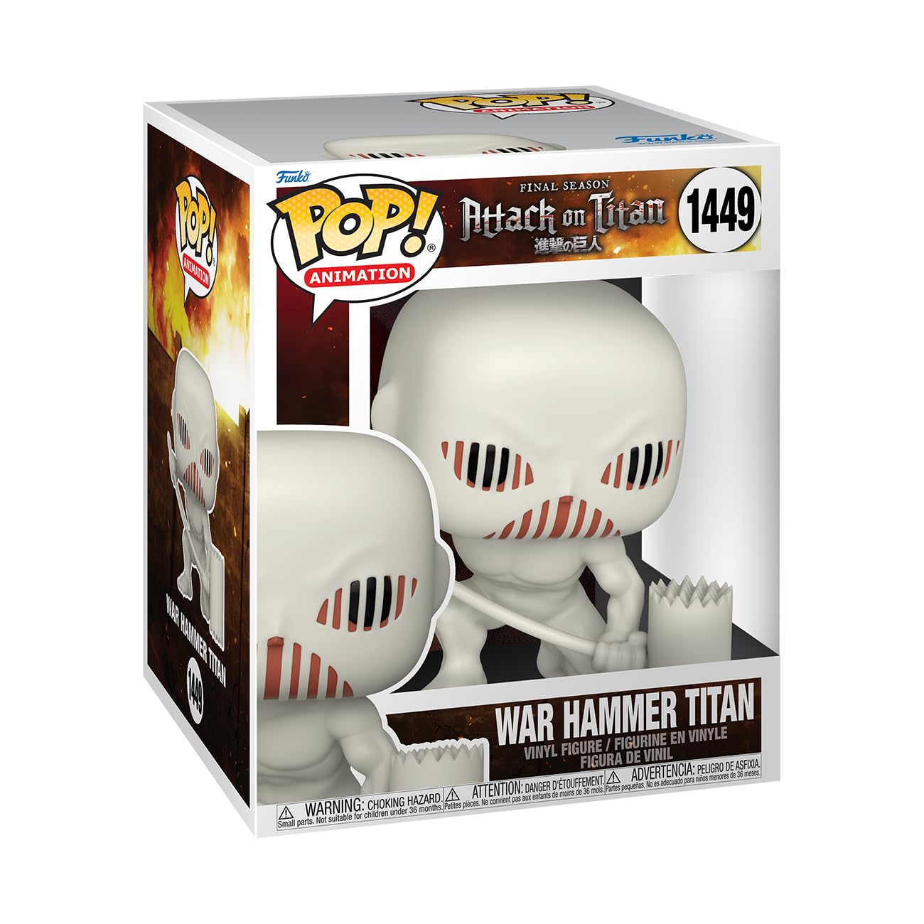 Funko POP! Super: AoT - War Hammer Titan - Attack on Titan - Collectable Vinyl Figure - Gift Idea - Official Merchandise - Toys for Kids & Adults - Anime Fans - Model Figure for Collectors