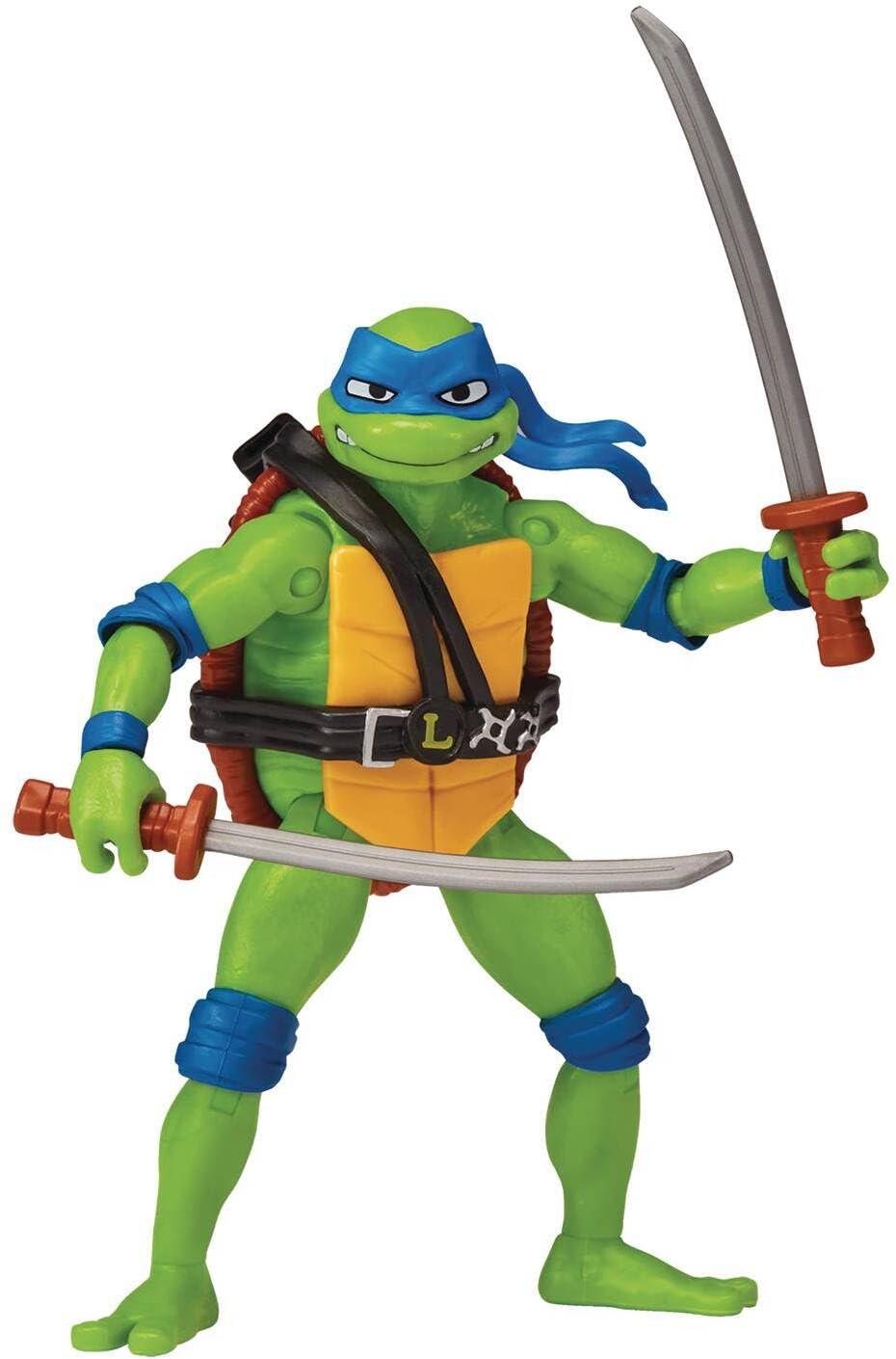 Teenage Mutant Ninja Turtles: Mutant Mayhem 4.5” Leonardo Basic Action Figure. Ideal present for boys 4 to 7 years and TMNT fans!, Black