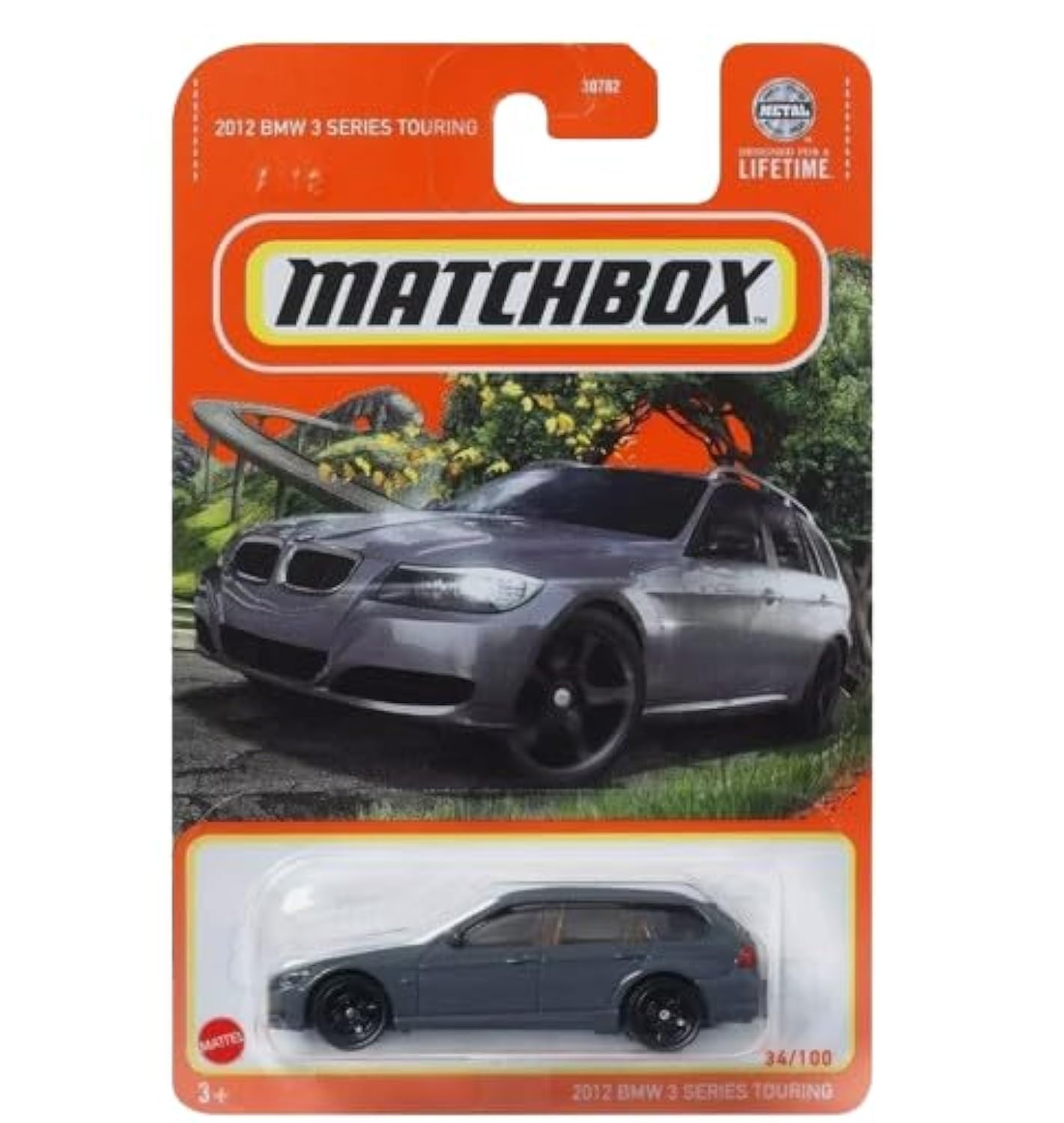 Matchbox 1:64 Scale Die-Cast 2012 BMW 3 Series Touring Gray