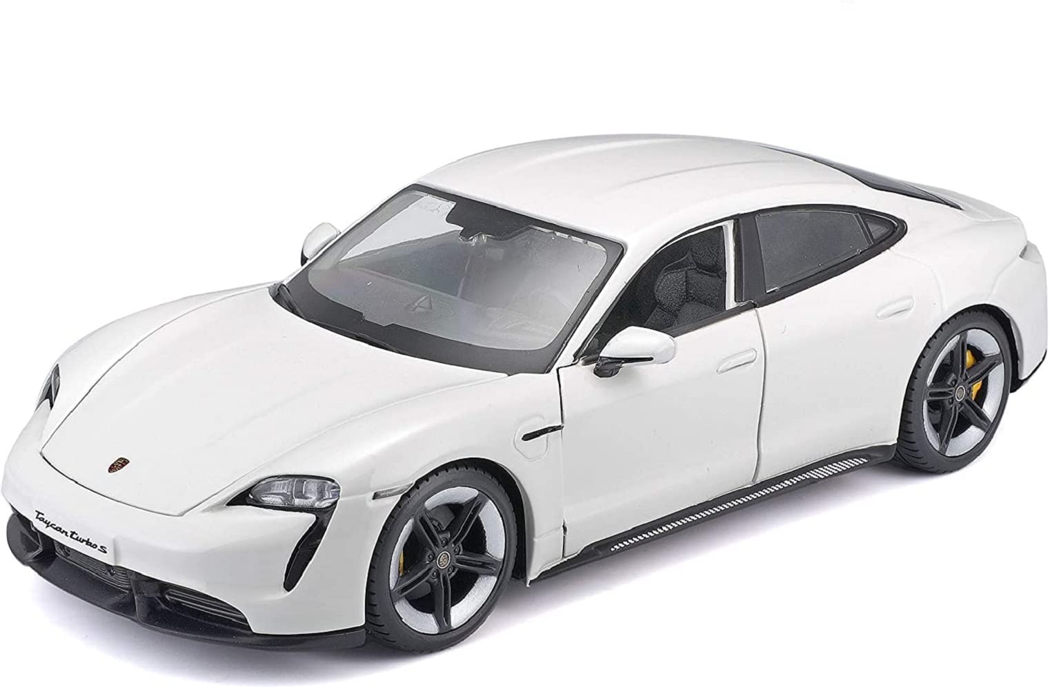 Bburago B18-21098 Porsche TAYCAN Super Car-1:24 Scale Die cast Vehicle, White