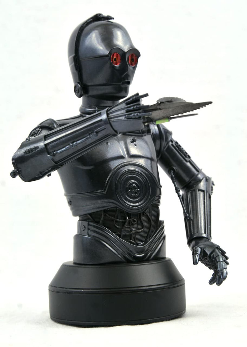 Diamond Select Toys Star Wars Triple Zero 1:6 Scale Mini-Bust, Multicolor, 6 inches