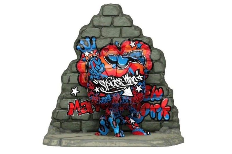 Funko Pop Deluxe 49544 Marvel Spider-Man Graffiti Street Art - Exclusive Edition