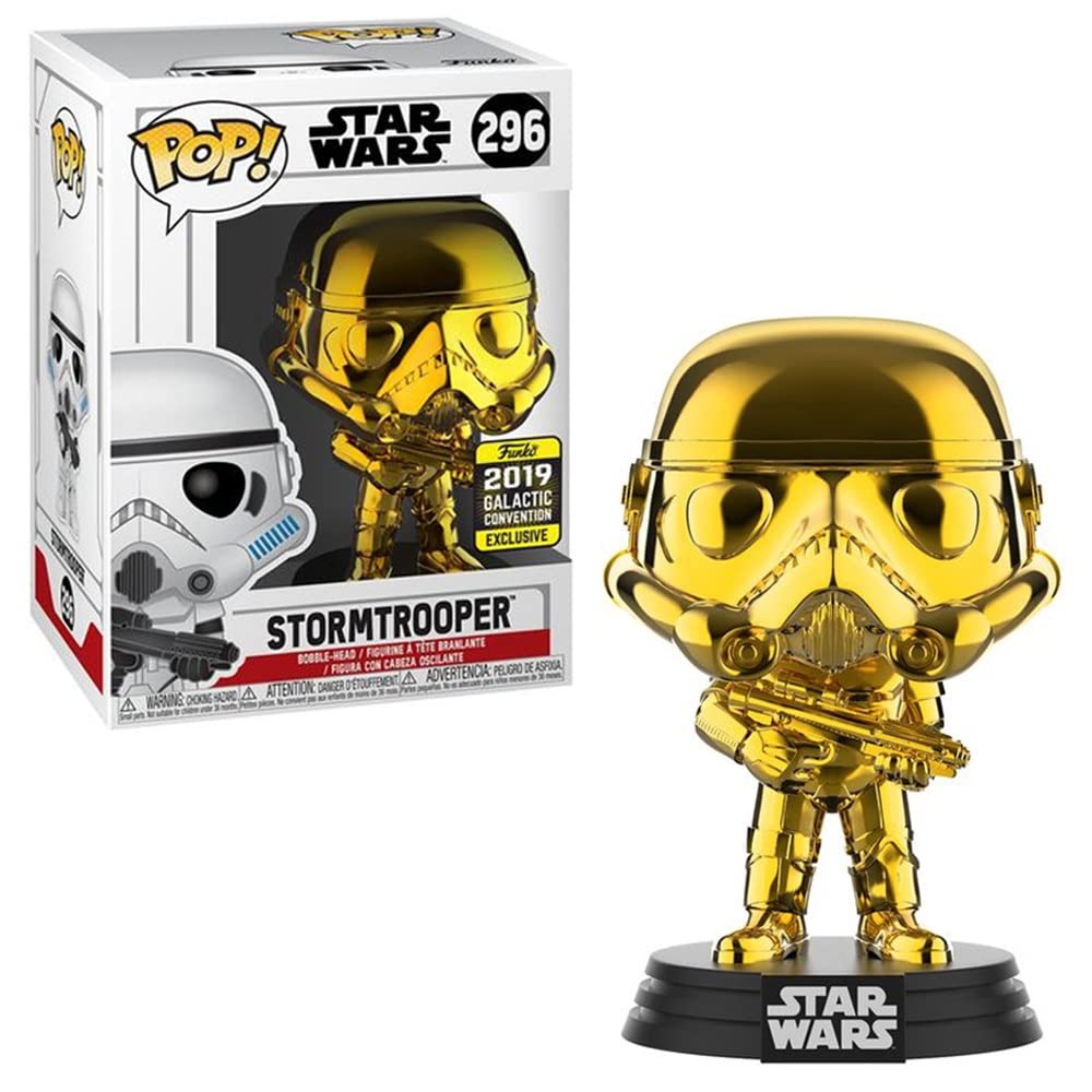 Funko Pop! Star Wars: Chrome Stormtrooper - 2019 Galactic Convention