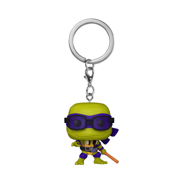 Funko Pop! Keychain: Teenage Mutant Ninja Turtles - (Teenage Mutant Ninja Turtles (TMNT) ) Donatello Novelty Keyring - Collectable Mini Figure - Stocking Filler - Gift Idea - Official Merchandise