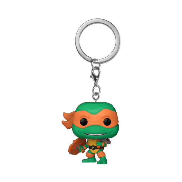 Funko Pop! Keychain: Teenage Mutant Ninja Turtles - (Teenage Mutant Ninja Turtles (TMNT) ) Michelangelo Novelty Keyring - Collectable Mini Figure - Stocking Filler - Gift Idea - Official Merchandise