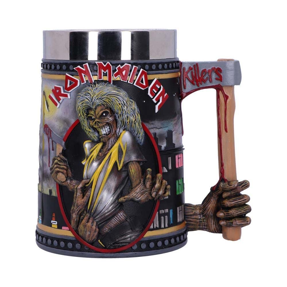 Nemesis Now Officially Licensed Iron Maiden The Killers Eddie Album Tankard,Black