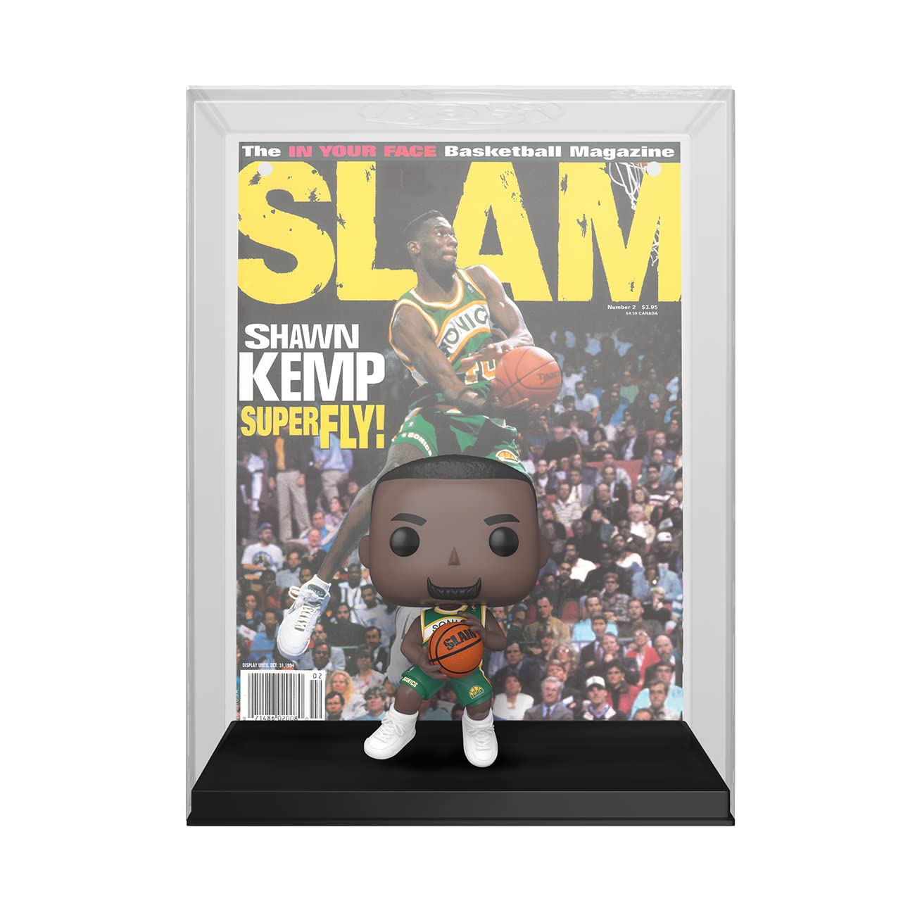 Funko POP! NBA Cover: SLAM - Shawn Kemp - Collectable Vinyl Figure - Gift Idea - Official Merchandise - Toys for Kids & Adults - Model Figure for Collectors and Display