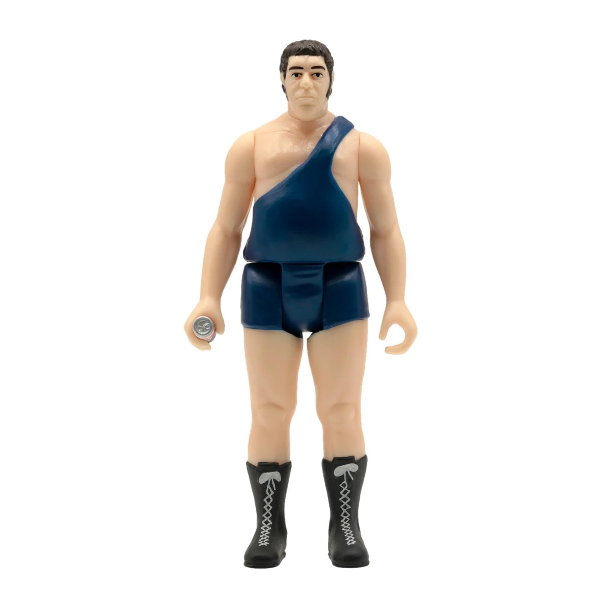 SUPER7 ANDRW01-ADS01 WWE Reaction Action Figure Wave 1 André The Giant Singlet 10 cm, Multi-Colored, Standard