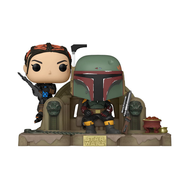 Funko POP! Moment: Star Wars: the Mandalorian - Boba Fett & Fennec Shand - Collectable Vinyl Figure - Gift Idea - Official Merchandise - Toys for Kids & Adults - TV Fans - Model Figure for Collectors