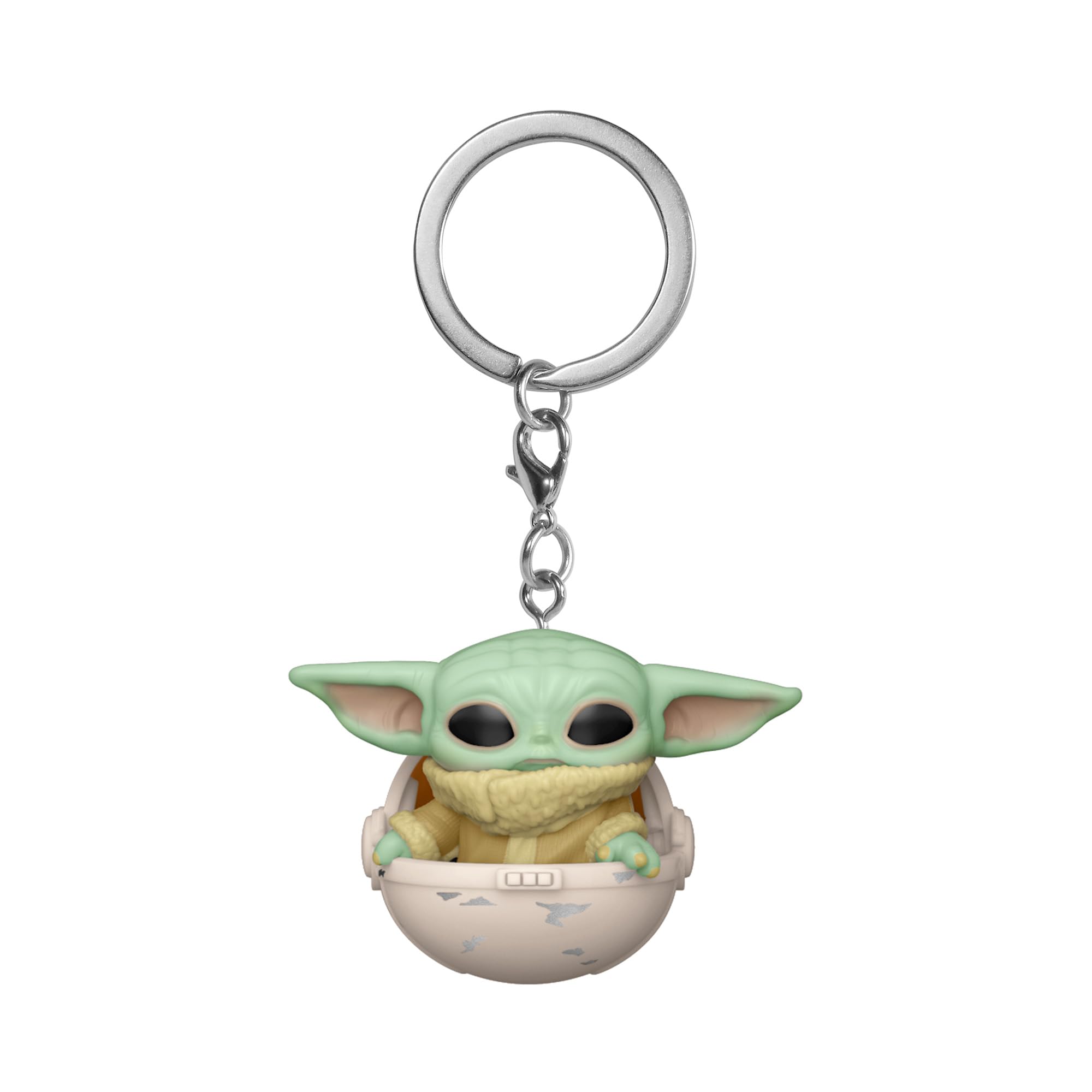 Funko Pop! Keychain: Star Wars: the Mandalorian - Blueberry - Grogu (the Child, Baby Yoda) - (Grogu (the Child, Baby Yoda), Baby Yoda) In Canister Novelty Keyring - Collectable Mini Figure - TV Fans