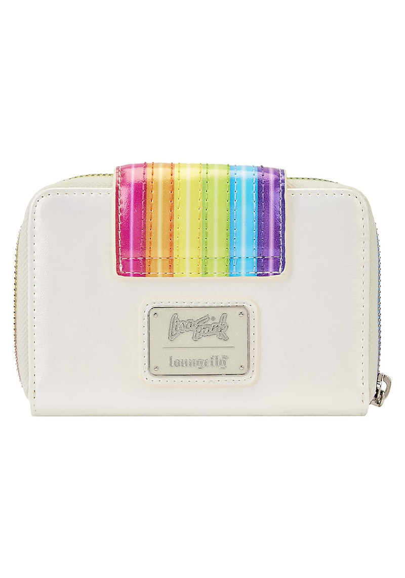 Loungefly Lisa Frank Rainbow Logo Zip Around Wallet, Multi, Zip Around Wallet