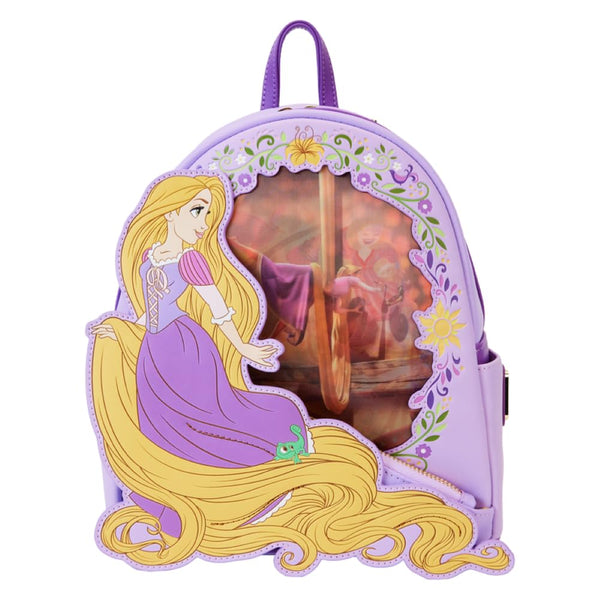 Loungefly Disney Tangled Rapunzel Lenticular Mini Backpack, Multi, Mini