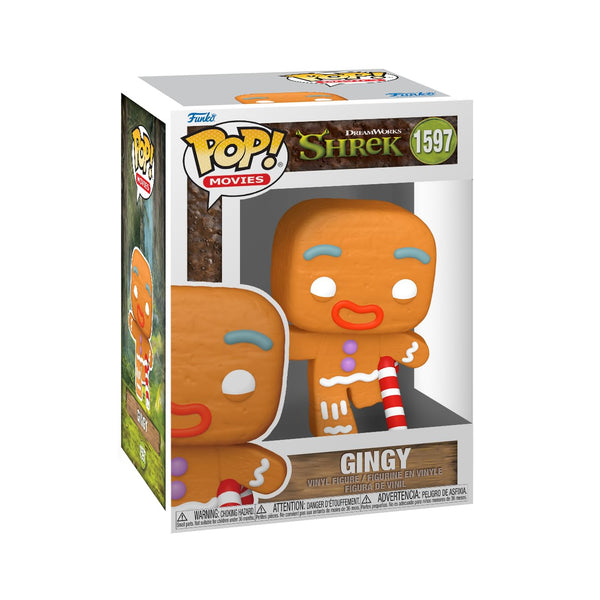 Funko Pop! Movies: Shrek Dream Works 30th - Gingerbread Man Man - Collectable Vinyl Figure - Gift Idea - Official Merchandise - Toys for Kids & Adults - Movies Fans - Model Figure for Collectors