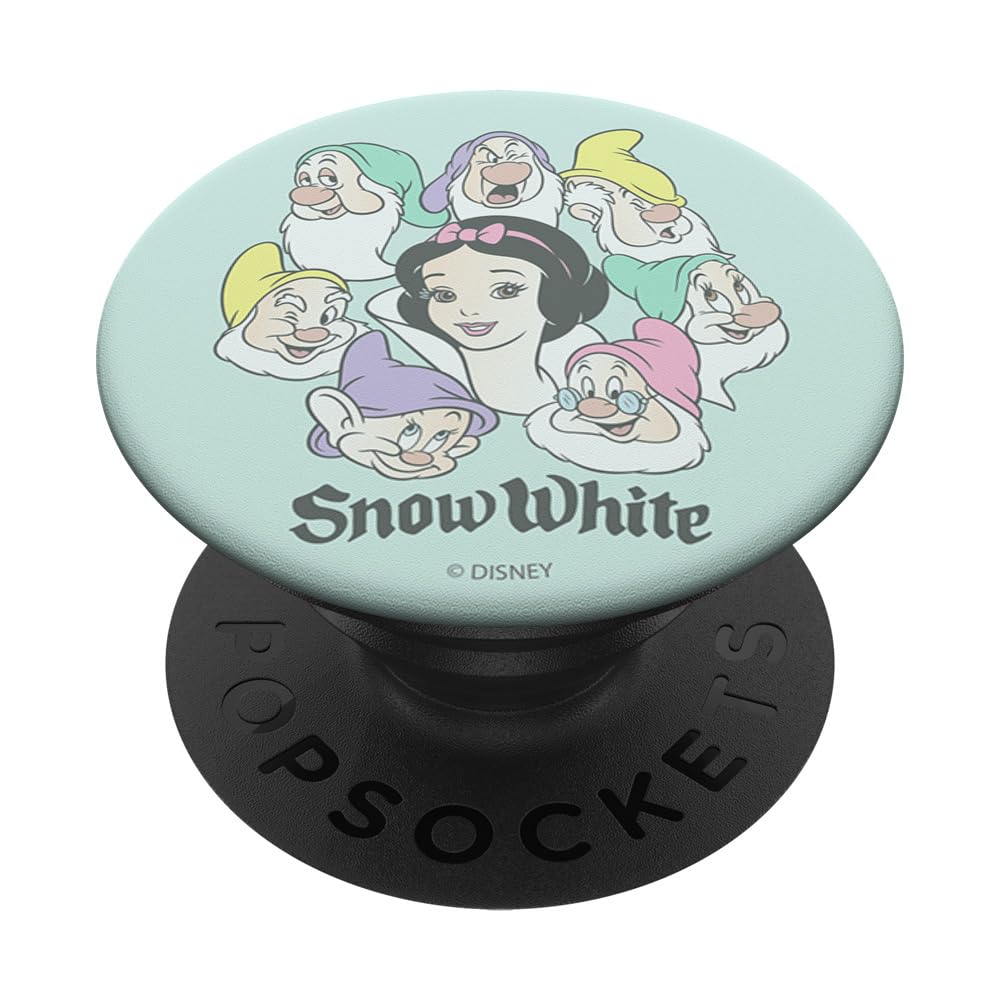 Disney Snow White And The Seven Dwarfs Classic Circle PopSockets Swappable PopGrip