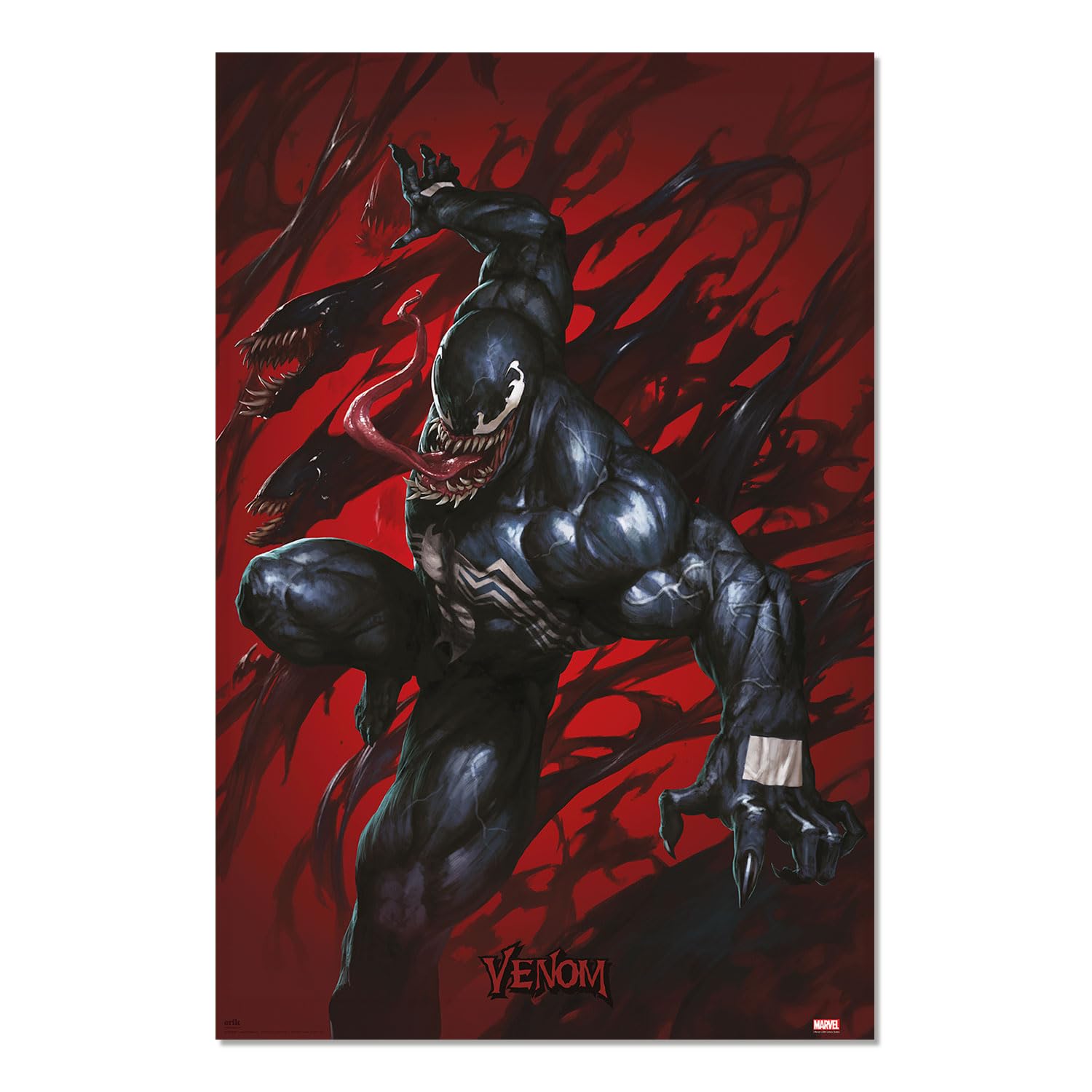 Grupo Erik Venom Symbiotes Poster - 36 x 24 inches / 91.5 x 61 cm - Shipped Rolled Up - Cool Posters - Art Poster - Posters & Prints - Wall Posters