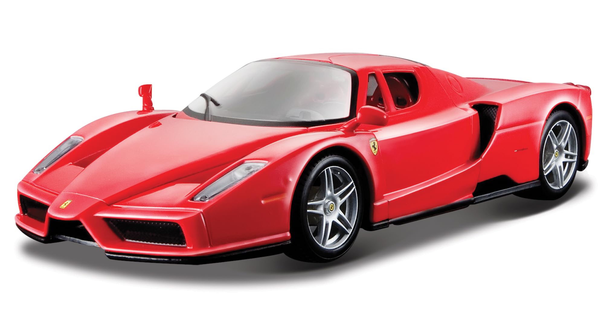 Bburago B18-26006 Race & Play Ferrari ENZO-1:24 Scale, Red