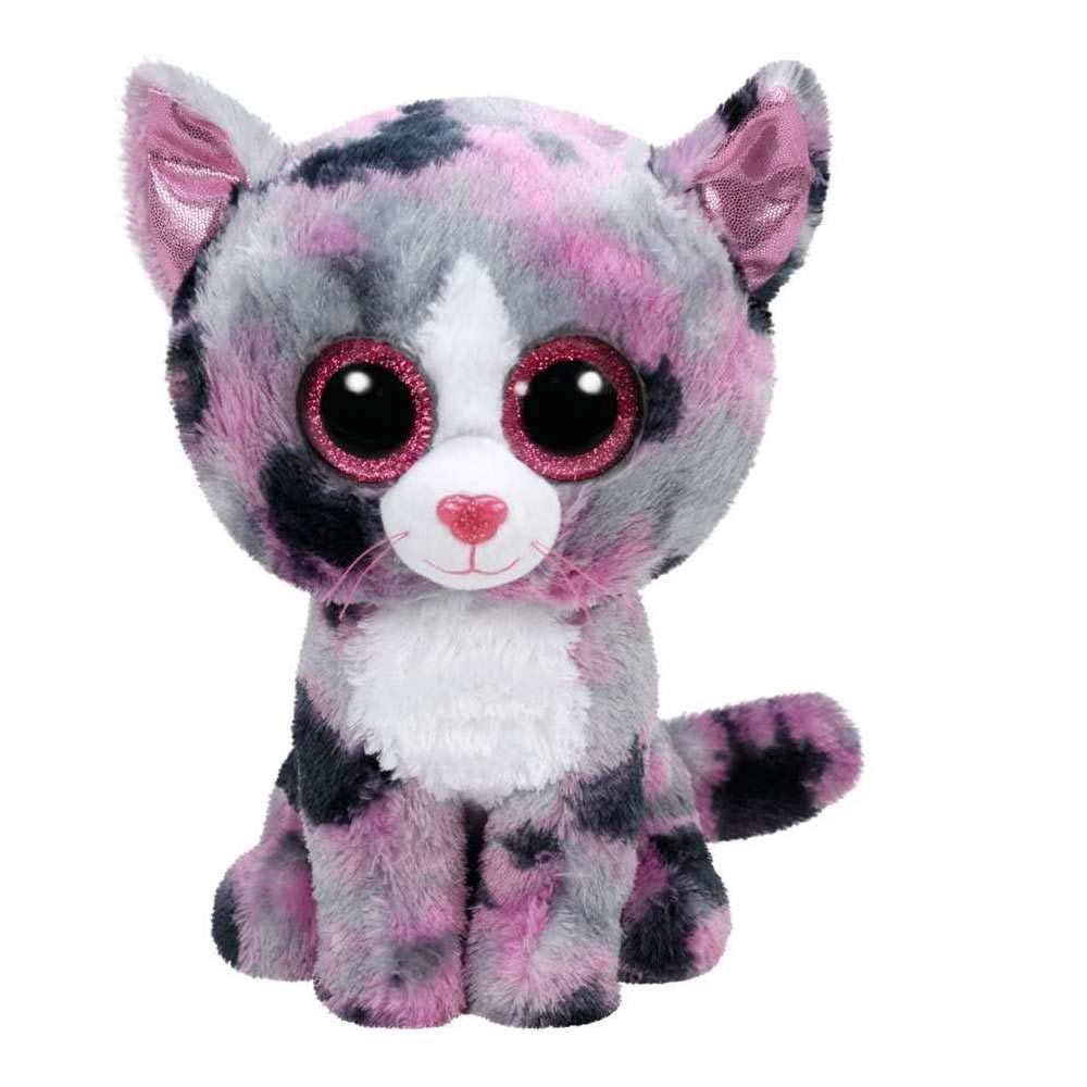 TY Beanie Boo Plush - Lindi the Cat 15cm