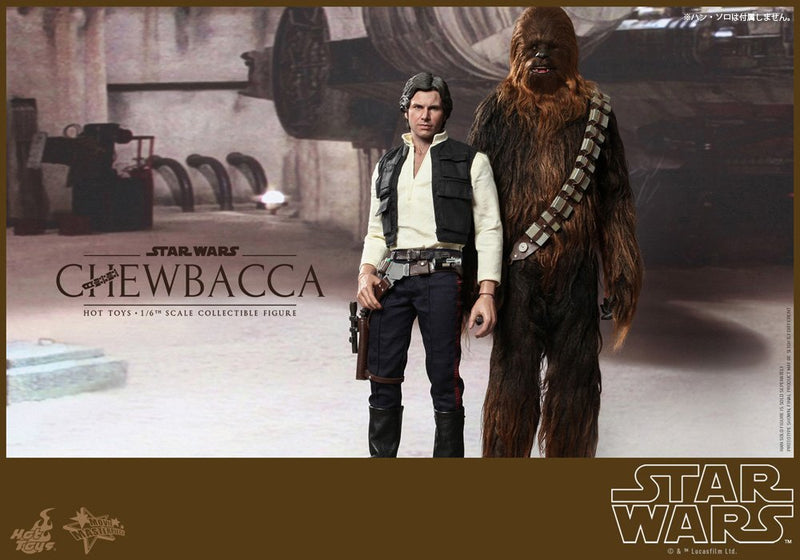 Hot Toys SS902267 1:6 Scale Chewbacca Star Wars Episode 4 A New Hope Movie Masterpiece Series Figure