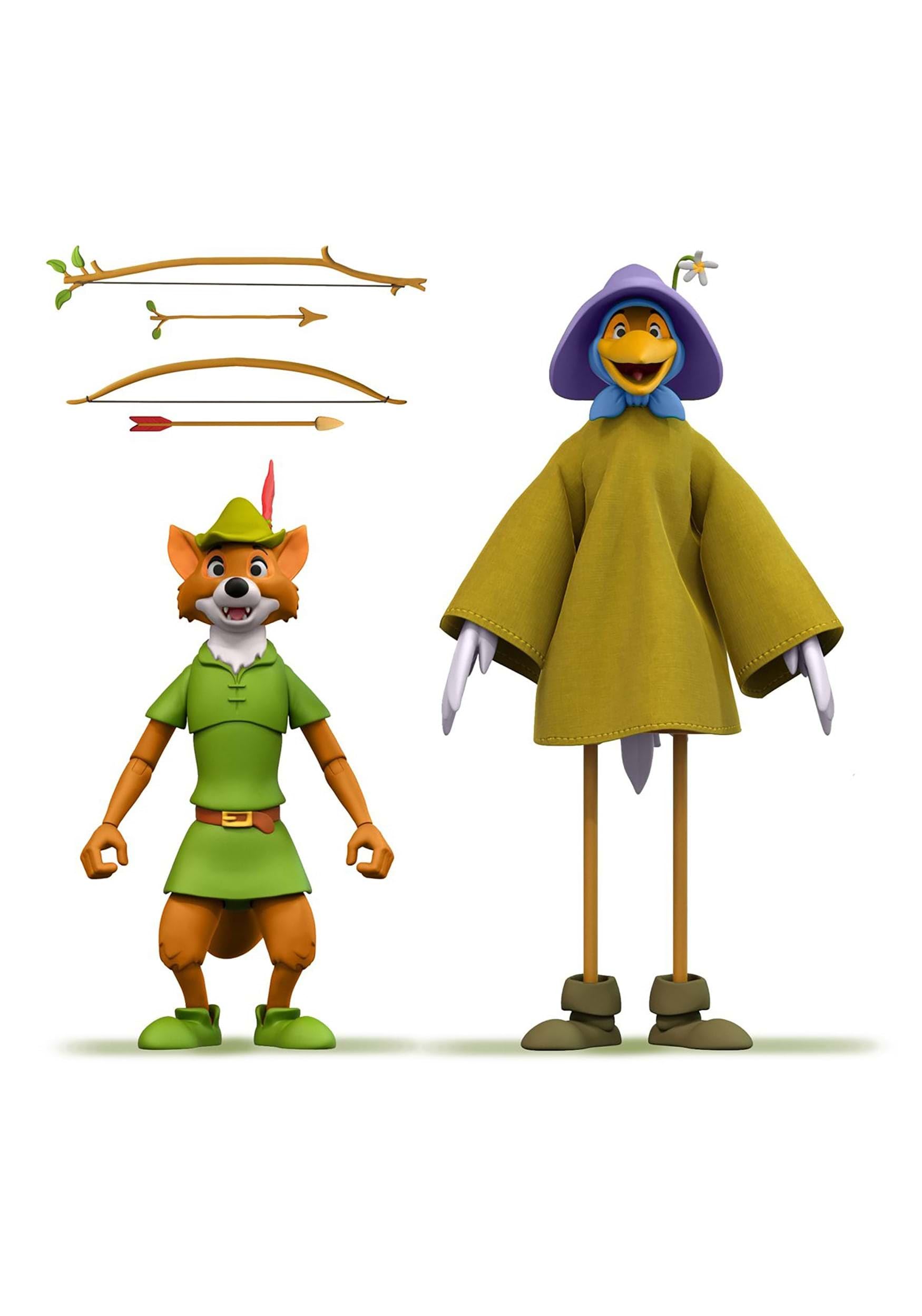 SUPER7 Robin Hood figurine Disney Ultimates Robin Hood Stork Costume 18 cm