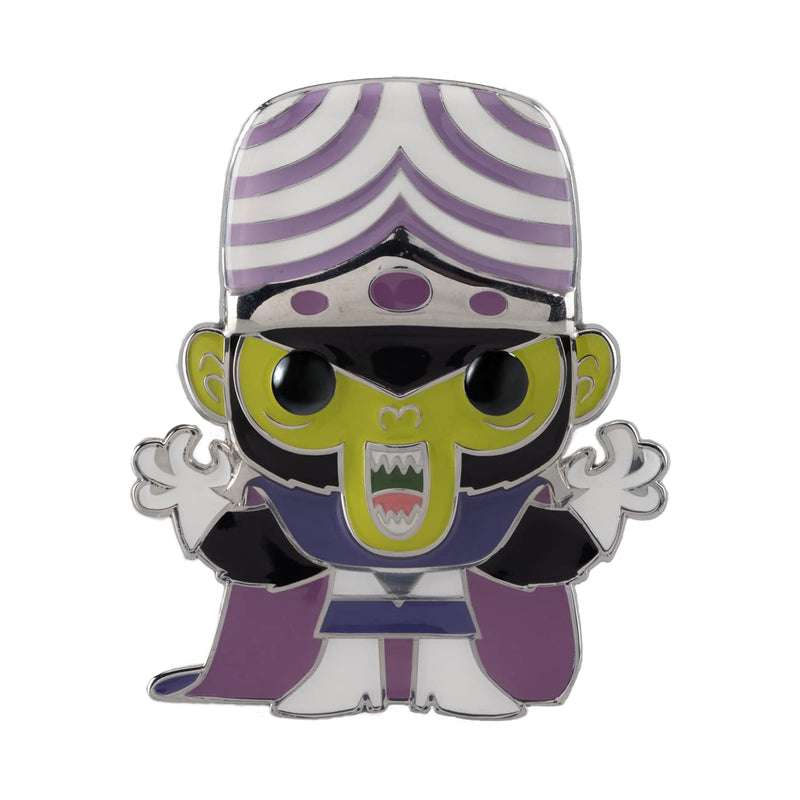 Funko FUNKPO Pop! Large Enamel Pin CARTOONS: Power Puff Girls – Mojo Jojo - Mojo Jojo - the Powerpuff Girls Enamel Pins - Cute Collectable Novelty Brooch - for Backpacks & Bags - Gift Idea